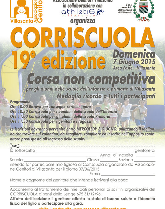 CORRISCUOLA” – 19° edizione