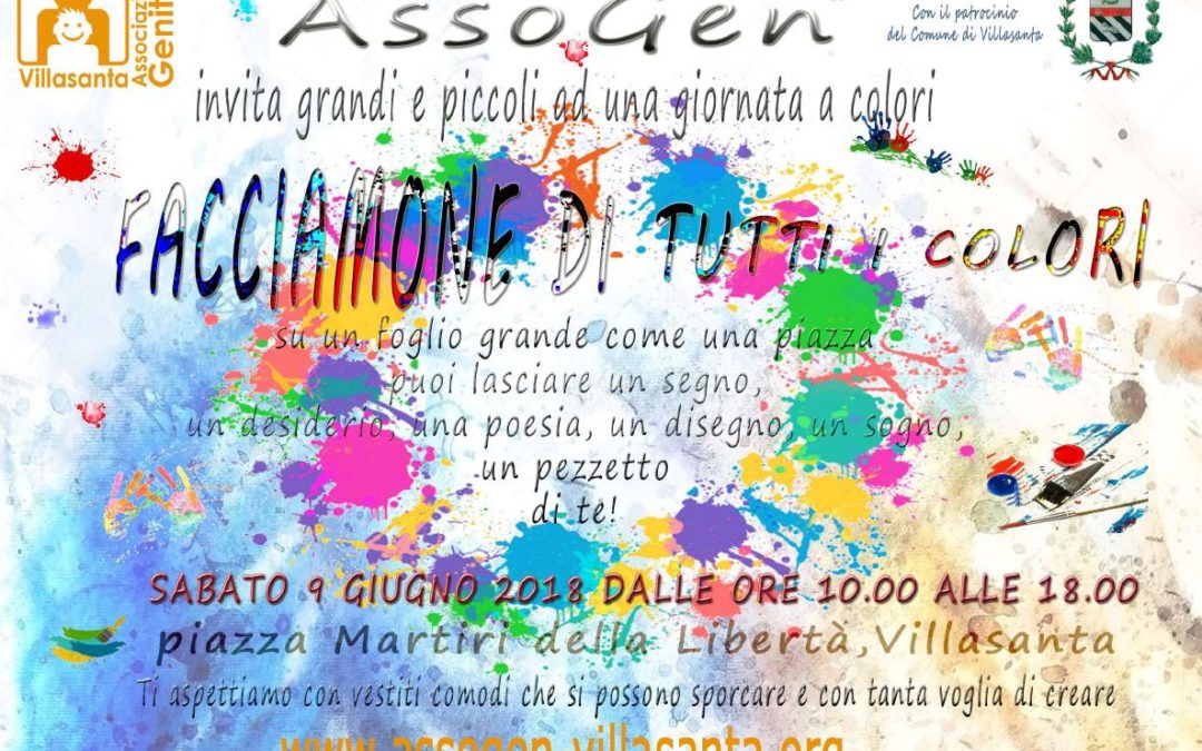 Associazione Genitori Villasanta: “FACCIAMONE DI TUTTI I COLORI”